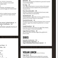 Menu  at Skinny Dippers Cafe in Maddingley