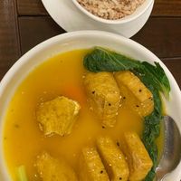 Pumpkin Tofu with rice at Hainan Village Signature - Sandakan - 海南乡 in Sandakan