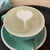 Matcha with almond milk  at Mui Mía Café in Ibiza