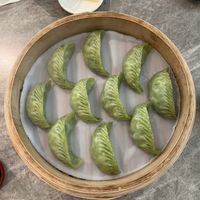 Vegetable dumplings   at Din Tai Fung - 鼎泰豐 in Central Singapore