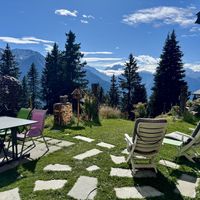Terrasse  at Hotel & Restaurant Waldhaus in Bettmeralp