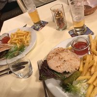 Vegan Burger at Hotel & Restaurant Waldhaus in Bettmeralp