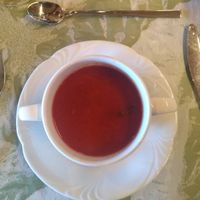 Bloody Mary Soup at Hotel & Restaurant Waldhaus in Bettmeralp