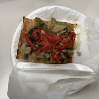 Vegan grandma slice  at Village Square Pizza in New York City