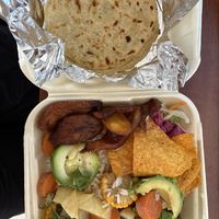 Casado vegano  at Soda San Cristobal in San Jose