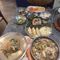  Vegan dishes  at Hangaram in Seoul