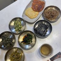 Banchan   at Hangaram in Seoul