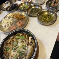 The dumplings were amazing  at Hangaram in Seoul