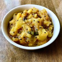 Aloo bhaji at Ostro in Dubai