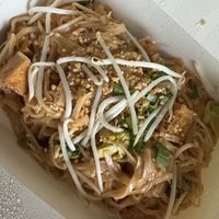 Pad Thai - no fish sauce or egg. Tofu 🤗  at Cashew Gai in Eugene