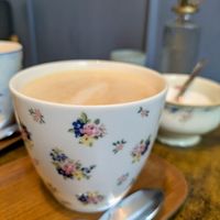 Latte mit Haferdrink at illi's Café in Erftstadt