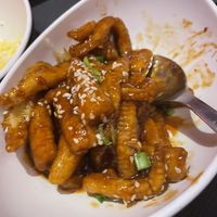 Chili baby corn. The highlight   at Himalaya Restaurant Vecrīga in Riga