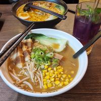 Vegan Miso Ramen, looks good but tasty very very meh. Disappointed. at Hako Ramen in Hamburg