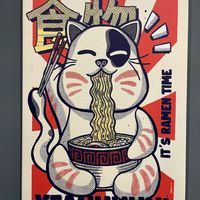 cute interior   at Hako Ramen in Hamburg