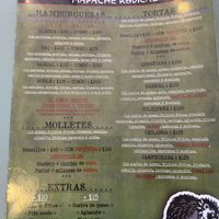 Menu 1  at Mapache Radical in Queretaro