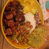 Jackfruit, yes with more plantain  at Papi in Portland