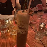 Amazing dessert cocktail that waiter said was vegan   at Papi in Portland