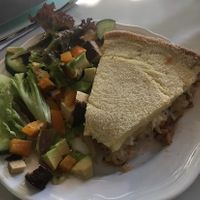 Quiche  at Cafe Hibiskus in Cologne