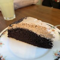 Schokokuchen mit Nougatsahne 🍫  at Cafe Hibiskus in Cologne