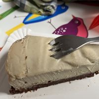 Raw lemon pie!   at Cafe Hibiskus in Cologne