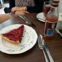 Beetroot Quiche at Cafe Hibiskus in Cologne