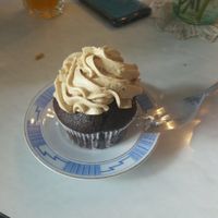 liquorice cupcake at Cafe Hibiskus in Cologne