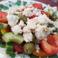 Greek Salad at Cafe Hibiskus in Cologne