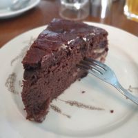 Banana choco cake at Cafe Hibiskus in Cologne