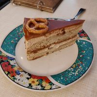 Salted caramel torte at Cafe Rotkehlchen - Venloer Str in Cologne