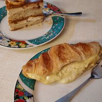 Pistachio croissant? at Cafe Rotkehlchen - Venloer Str in Cologne