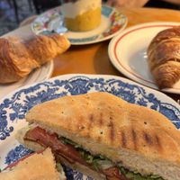 Granola, Croissants, Seitan Panini   at Cafe Rotkehlchen - Venloer Str in Cologne