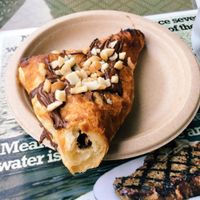 Chocolate banana macadamia nut turnover -- I'm drooling just thinking about this! at Evolution Bakery and Cafe in Kailua Kona