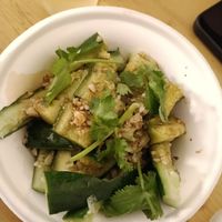 Cucumbers with garlic at Oh Crispa! - 生煎包 in Turin