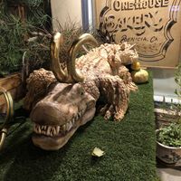 Annual small businesses scarecrow competition. Each year One House makes a scarecrow out of dough. 2022’s scarecrow ‘Pan Solo’ made national news and made it onto New York Ti at One House Bakery in Benicia