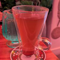 Traditional tea with cloves, cardamom and cinnamon at Merkamo Vegan in East London