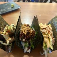 App trio   at Hum Vegan in Montreal