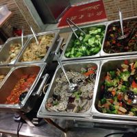 part of the buffet at Hóng Shàn SùShí 弘善素食 in Guangzhou