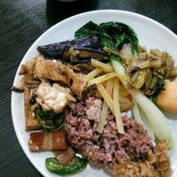 1 plate = 13 ¥  at Hóng Shàn SùShí 弘善素食 in Guangzhou