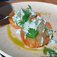 Phyllo Green pies at Acai Plant Based Hotel & Restaurant in Rhodes