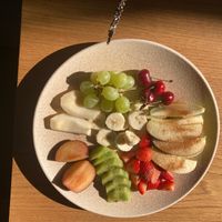 Fruits for breakfastt  at Acai Plant Based Hotel & Restaurant in Rhodes