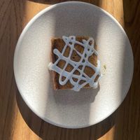 Savory spinach pie for breakfast at Acai Plant Based Hotel & Restaurant in Rhodes