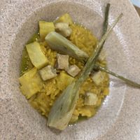 Mediterranean orzo delight - such a fresh dish with incredible flavours and textures.  at Acai Plant Based Hotel & Restaurant in Rhodes