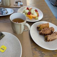 sweets and fruits at Acai Plant Based Hotel & Restaurant in Rhodes