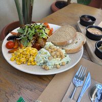 savory plate at Acai Plant Based Hotel & Restaurant in Rhodes