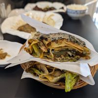 vegan jianbing at Miss Jianbing in Madrid