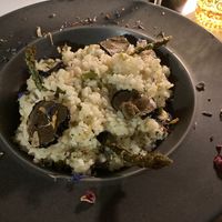Spargel-Trüffel Risotto  at Candela Marbella in Malaga