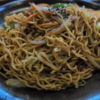 Vegetable ramen stir fry at Ichiddo Ramen in Poughkeepsie