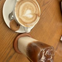 Hot and cold vegan coffee sometimes cakes available   at Tit Coffee  in Cat Ba