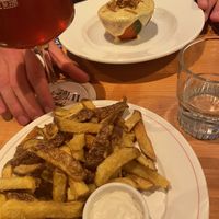 Homemade fries  at Olympia in Bern