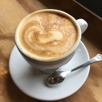 Latte at Eden Cafe in Witney